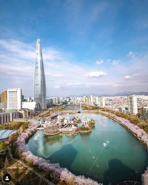 Lottetower Rainbow House Otel Seul Dış mekan fotoğraf